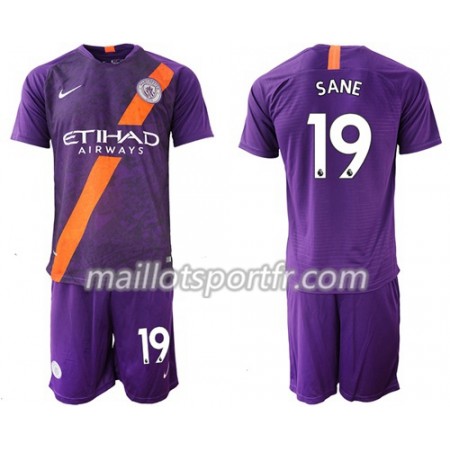 Maillot de Foot Manchester City Sane 19 Enfant Troisieme 2018/19